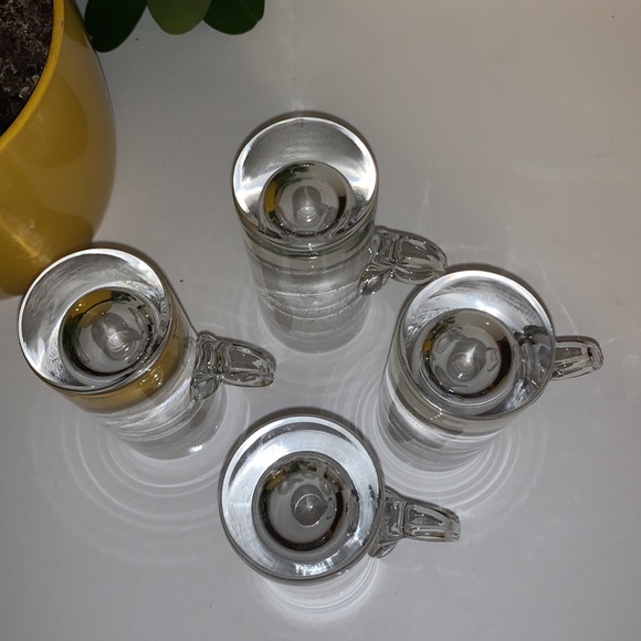 Vintage 1970s crystal Lenox Irish Coffee espresso cups - Picture 10 of 10